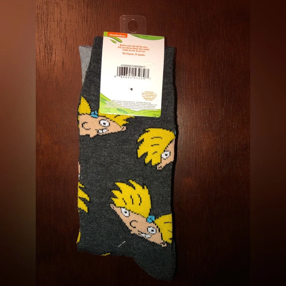 NICKELODEON NOVELTY CREW SOCKS NWT MEN’S SHOE SIZE 6.5-12